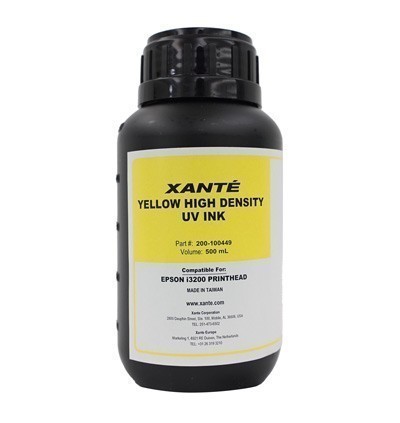 Yellow VIVID UV Ink 500ml for X-Series Printers